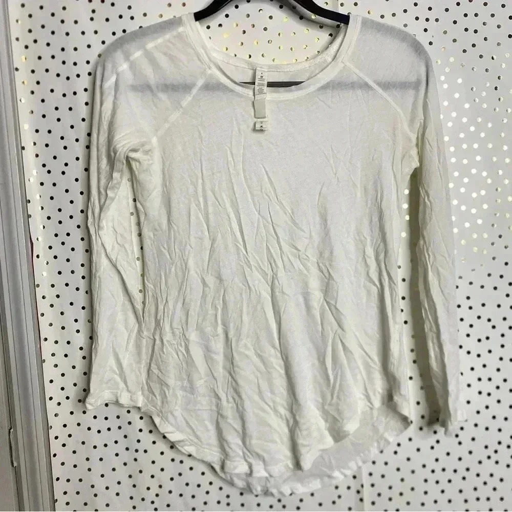 Lululemon White Long Sleeve